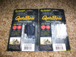 NAP Quik Spin 2” ST speedhunter vanes 36-black & 36-white 72 total vanes