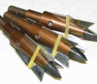 Three 57 Grain Wolverine Rocket Mechanical Broadhe
